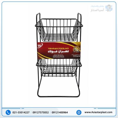 جاپیازی مشکی 2طبقه ثابت